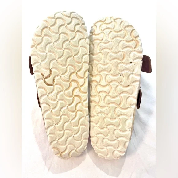 Birkenstock Rose Gold Double Strap Sandals - Picture 6 of 11